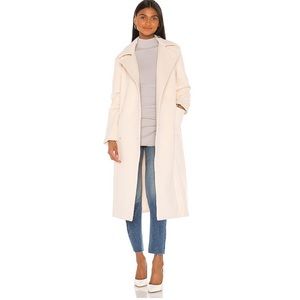 NWT Revolve Louisa Coat Size Medium in Ivory